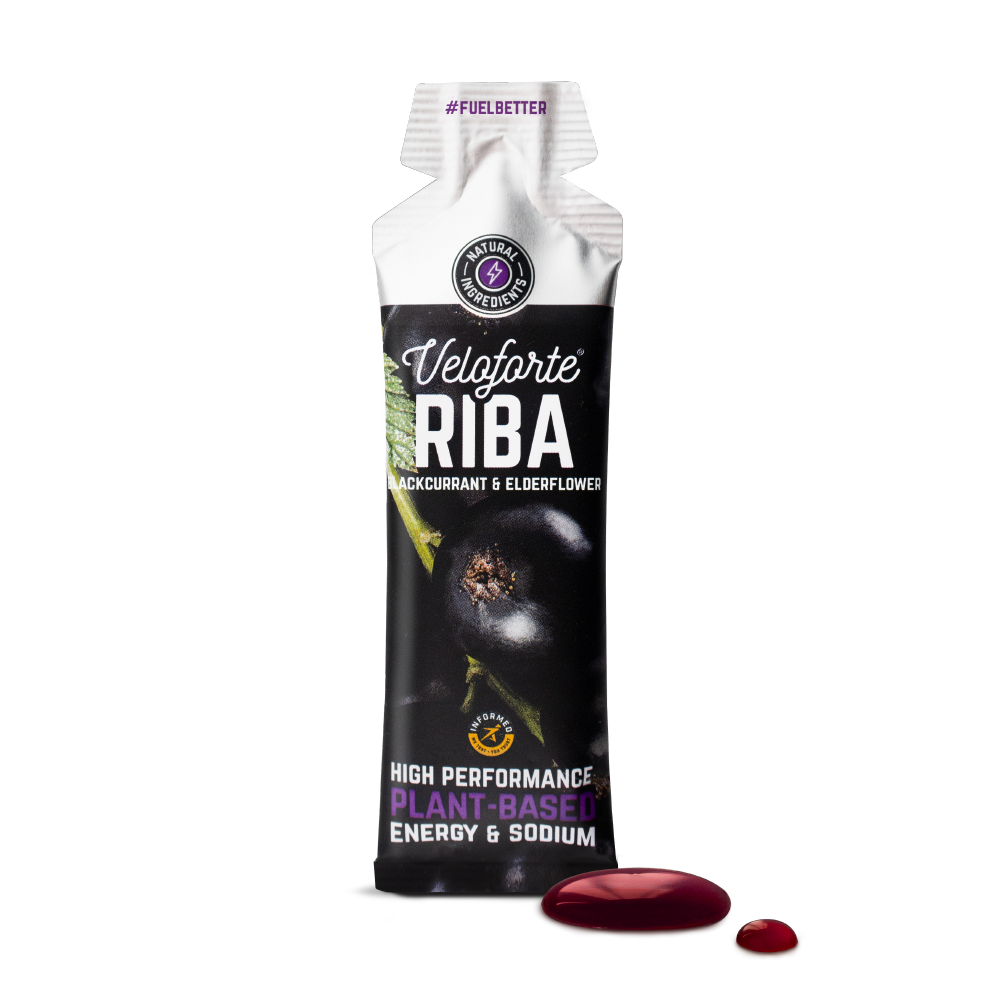 Riba - Natural Energy Gel Blackcurrant & Elderflower