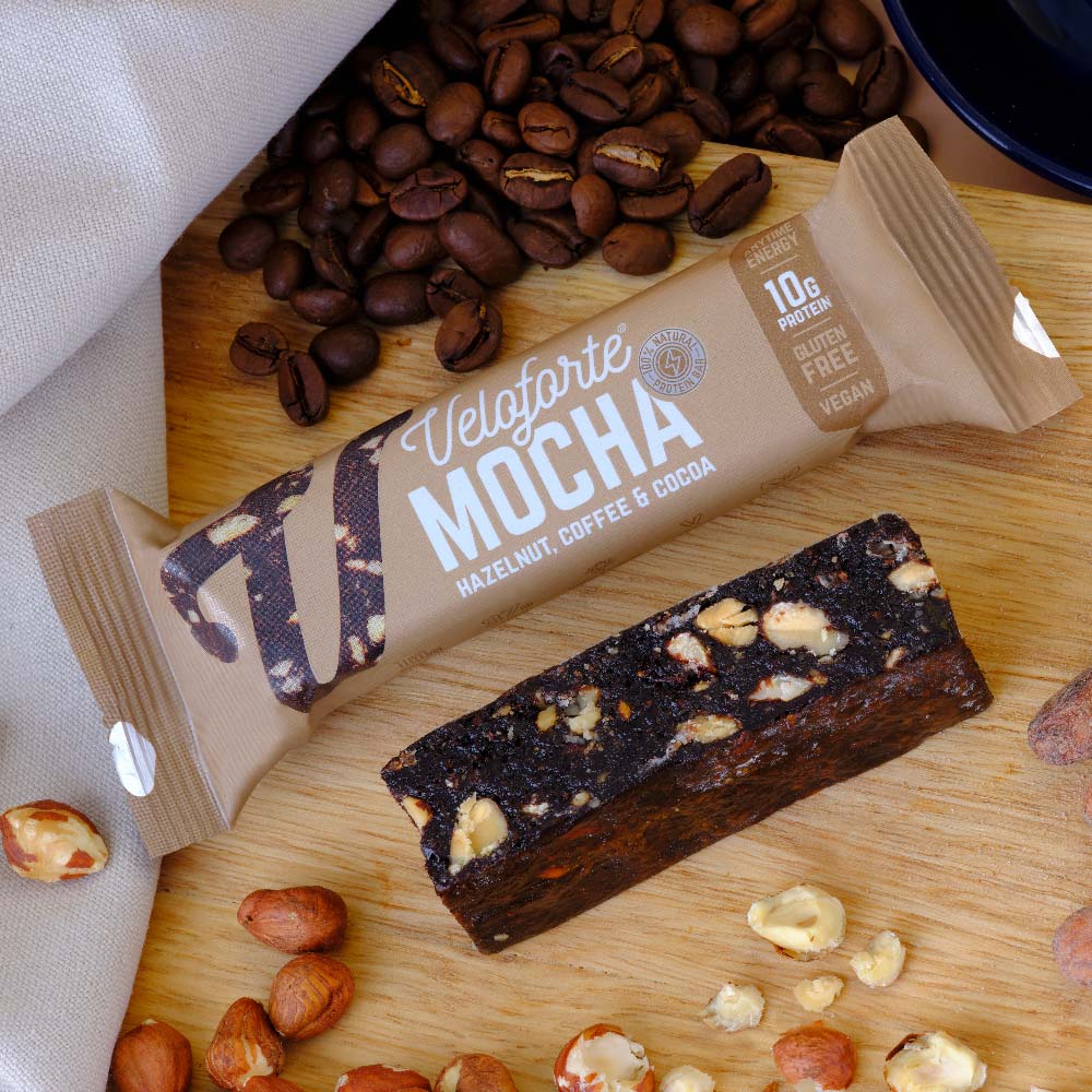 Mocha Protein Bar Hazelnut, Coffee & Cocoa - SHORT BEST by DATES (23/09/2025)**