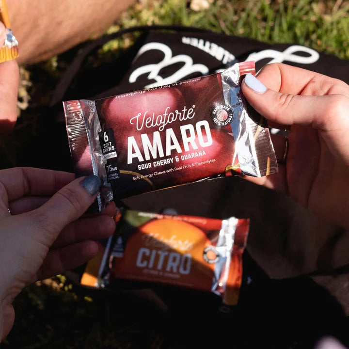 Amaro Energy Chews* - Sour Cherry & Guarana (Short BBD - 07/06/2025 - SAVE 30%)