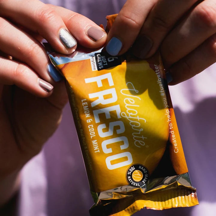 Fresco Energy Chews Lemon & Cool Mint (Short BBD - 16/06/2025 - SAVE 25%)