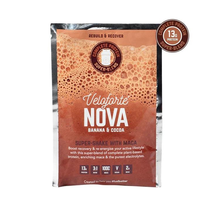 Nova - Recovery Protein Shake Banana, Cocoa & Maca super blend