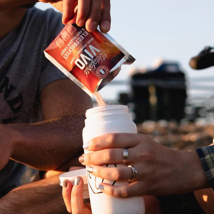 Vivo Electrolyte Powder Peach, Raspberry & Rosehip