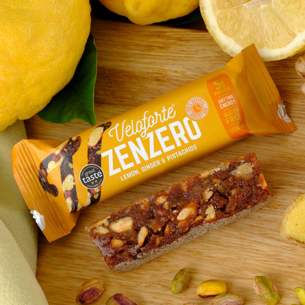 Zenzero Energy Bar Lemon, Ginger & Pistachios