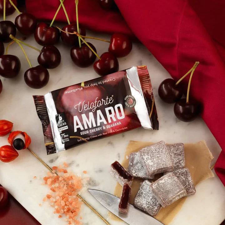 Amaro Energy Chews Sour Cherry & Guarana